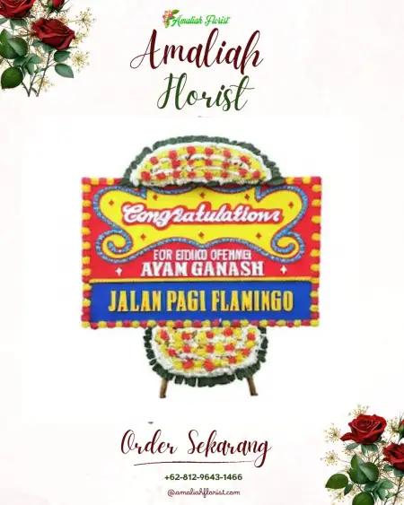 Sewa Papan Bunga Lumindai